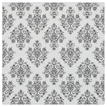 Ornate Baroque colored Damask pattern fabric