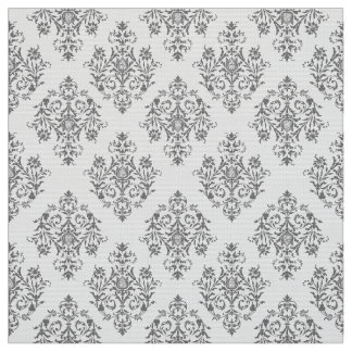 Ornate Baroque colored Damask pattern fabric