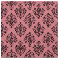 Ornate Baroque Damask pattern fabric