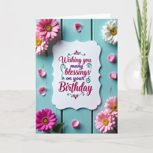 Ornate Birthday Card (Front)