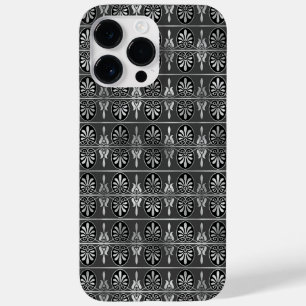 ORNATE BLACK & SILVER PATTERNS Case-Mate iPhone 14 PRO MAX CASE
