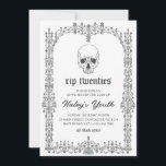 Ornate Black White RIP Twenties 20s 30th Birthday Invitation<br><div class="desc">Bid farewell to your 20s in style with our Ornate Black White RIP Twenties 30th Birthday Invitation! This chic and humorous invitation features an elegant Victorian-inspired frame in a striking black and white color scheme, perfect for a 30th birthday celebration with a twist. For more products visit my shop: Youtopia...</div>