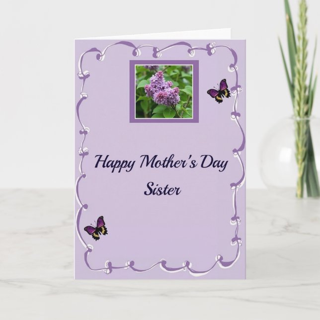 Ornate Border Mothers Day Card (Front)