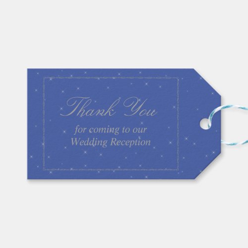 Ornate Border Wedding Gift Tag