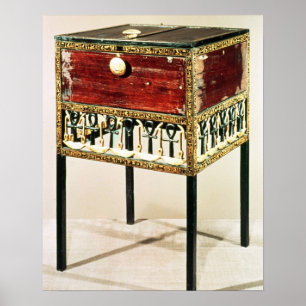 Ornate cabinet from the Treasure of Tutankhamun Poster