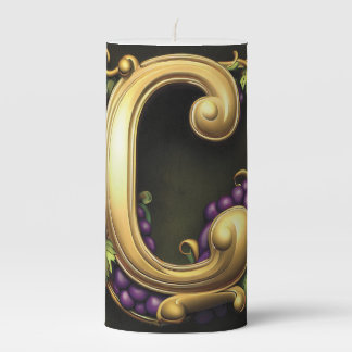 ORNATE CANDLE LETTER C