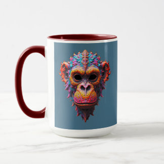 Ornate Chimp Mask Mug