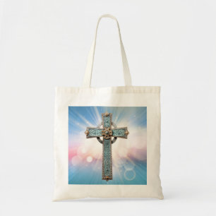 Ornate Chriistian Cross  Tote Bag