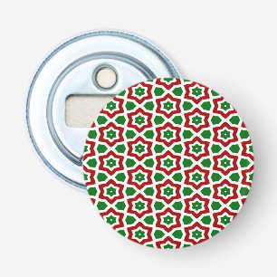 Ornate Christmas Pattern Bottle Opener