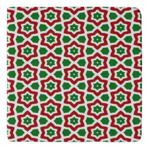 Ornate Christmas Pattern Trivet