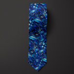 Ornate Cobalt Blue Botanical Neck Tie<br><div class="desc">Elevate your wedding outfit with our Ornate Cobalt Blue Botanical Neck Tie. The ornate botanical pattern in cobalt blue adds a touch of elegance and style. Complete your ensemble with our matching socks for a coordinated look.</div>