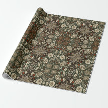 Ornate Cream and Brown Christmas Snowflake