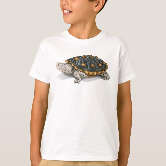 Ornate Diamondback Terrapin T-shirt (Front)