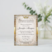 Ornate Fairytale Storybook Baby Shower Invitation (Standing Front)