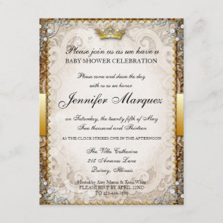 Ornate Fairytale Storybook Baby Shower Invitation