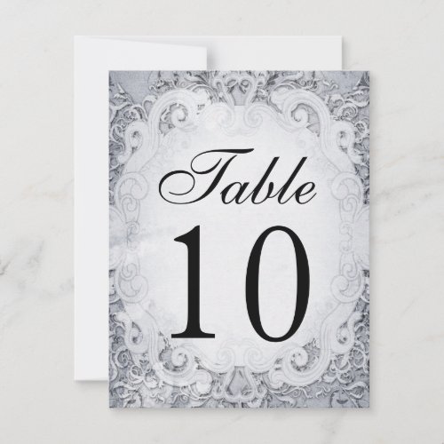 Ornate Fairytale Storybook Table Number Cards