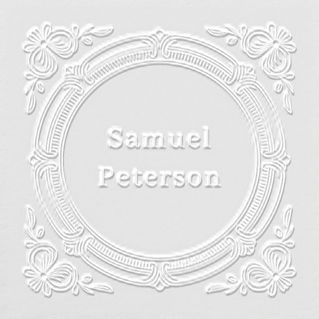 Ornate Fan Circle Embosser (Design)