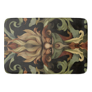 Ornate Fantasy Gnome Bath Mat