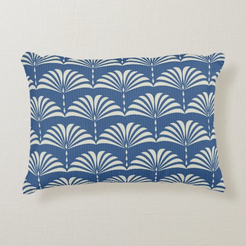 Ornate Floral Abstract Art Deco Accent Pillow