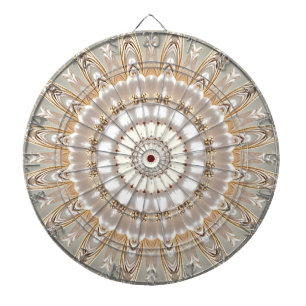 Ornate Floral Mandala Pattern Dartboard