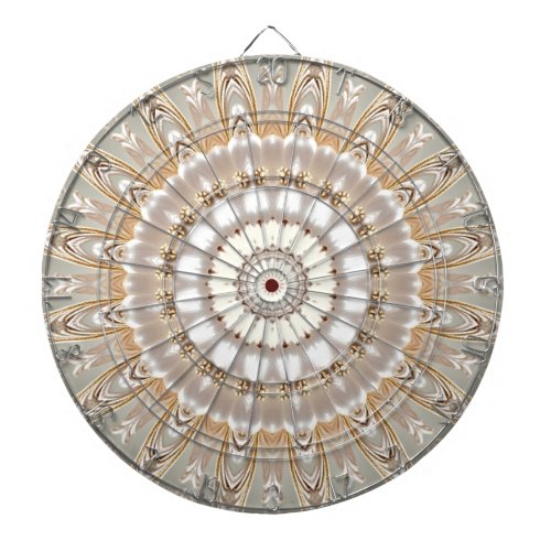 Ornate Floral Mandala Pattern Dartboard