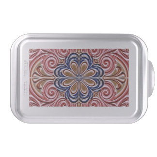 Ornate Floral Medallion classic Pattern Cake Pan