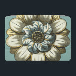 Ornate Floral Medallion on Light Blue Background iPad Mini Cover<br><div class="desc">A light blue background serves as the accent to this ornate floral medallion painting by Vision Studio. Layers of leaves multiply the beauty of the flower,  giving it a very life-like quality. Purchase it today and let it bloom in your home!</div>