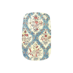 Ornate Floral Minx Nail Art