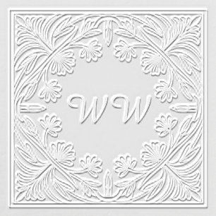 Ornate Floral Monogram Embosser