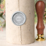 Ornate Floral Monogram Wedding Elegant Wax Seal Stamp<br><div class="desc">Ornate Floral Monogram Wedding Custom Elegant Wedding Wax Seal Stamp features your personalized monogram initials in elegant script typography surrounded by an ornamental floral frame. Perfect to add a touch of class and luxury to your wedding invitations, gifts and favors. Also suitable for engagements, anniversaries, birthdays, cocktail parties, parties, Christmas,...</div>