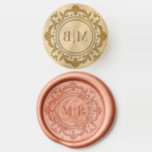 Ornate Floral Monogram Wedding Elegant Wax Seal Stamp<br><div class="desc">Ornate Floral Monogram Wedding Custom Elegant Wedding Wax Seal Stamp features your personalized monogram initials in elegant script typography surrounded by an ornamental floral frame. Perfect to add a touch of class and luxury to your wedding invitations, gifts and favors. Also suitable for engagements, anniversaries, birthdays, cocktail parties, parties, Christmas,...</div>