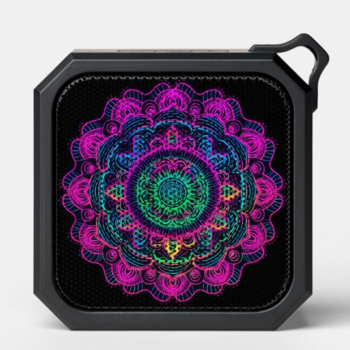 Ornate Flower Kaleidoscope Pattern Bluetooth Speaker