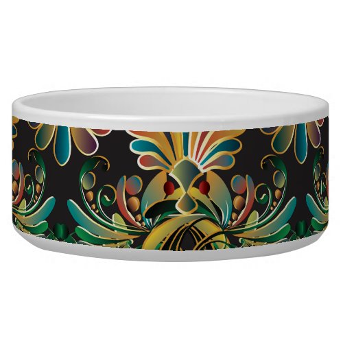 Ornate Flower Luxury Wallpaper Bowl