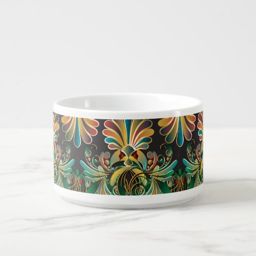Ornate Flower Luxury Wallpaper Bowl