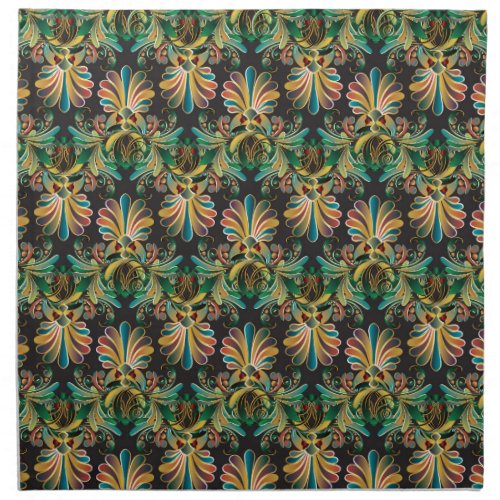 Ornate Flower Luxury Wallpaper Cloth Napkin