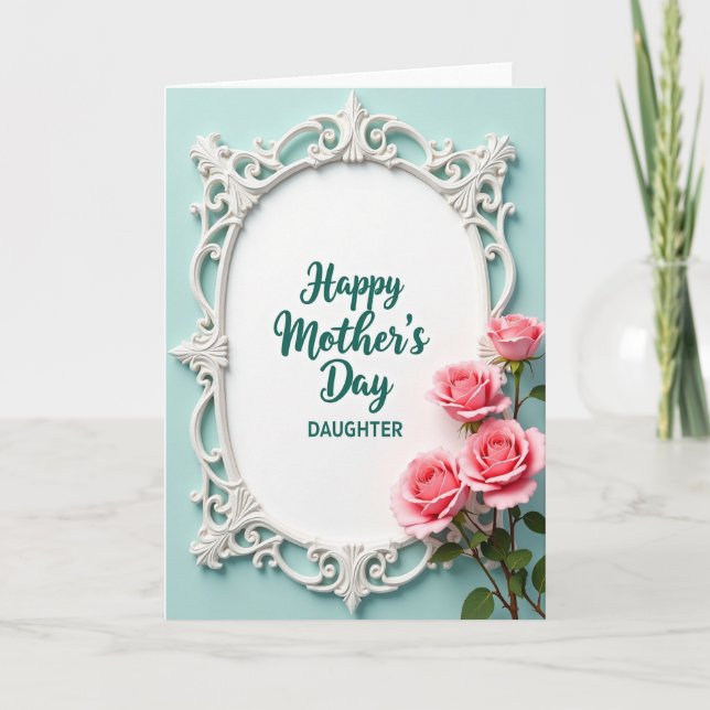 Ornate Frame Mothers Day Card (Front)