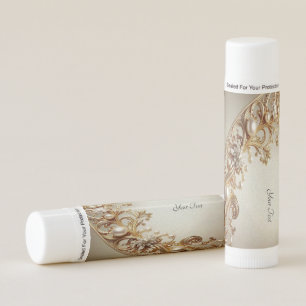 Ornate Gold Flourish Lip Balm