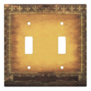 Ornate Gold Frame Light Switch Cover