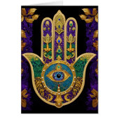 Ornate Gold Third Eye Hamsa (Front)