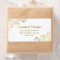 Ornate Gold & White Elegant Wedding Address