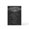 Ornate Gothic Elegant Bat Wedding Invitation
