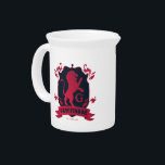 Ornate GRYFFINDOR™ House Crest Beverage Pitcher<br><div class="desc">HARRY POTTER™ | Check out this ornate GRYFFINDOR™ House Crest in red with lion silhouette!</div>
