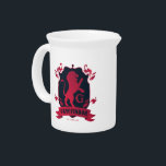 Ornate GRYFFINDOR™ House Crest Beverage Pitcher<br><div class="desc">HARRY POTTER™ | Check out this ornate GRYFFINDOR™ House Crest in red with lion silhouette!</div>