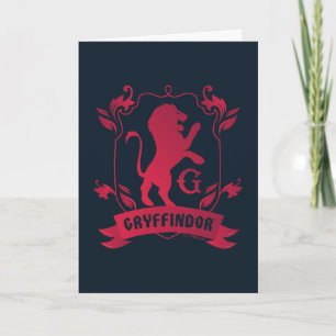Ornate GRYFFINDOR™ House Crest Card
