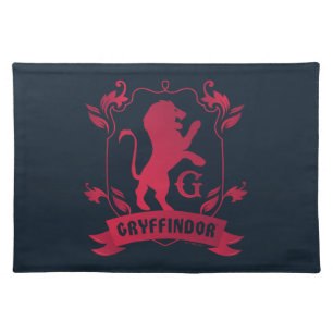 Ornate GRYFFINDOR™ House Crest Cloth Placemat