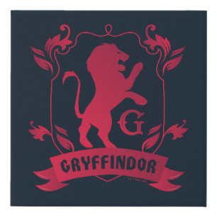 Ornate GRYFFINDOR™ House Crest Faux Canvas Print