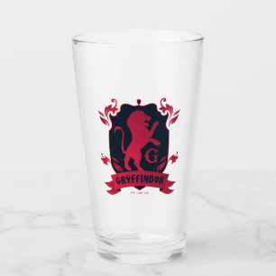 Ornate GRYFFINDOR™ House Crest Glass
