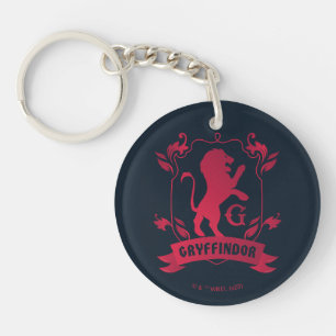 Ornate GRYFFINDOR™ House Crest Keychain