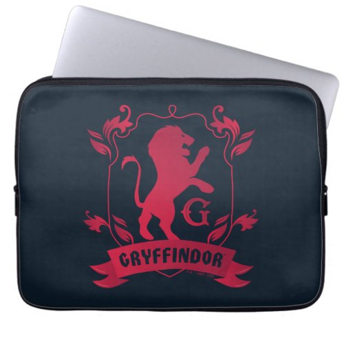 Ornate GRYFFINDOR House Crest Laptop Sleeve