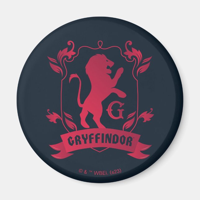 Ornate GRYFFINDOR™ House Crest Magnet (Front)